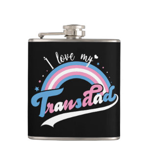 Flasques J'Aime Ma Transdad LGBTQ Transgenre