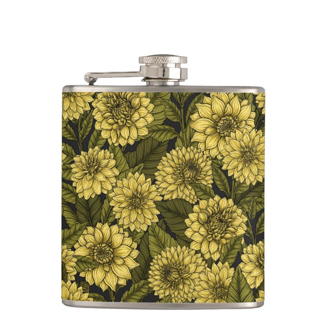 Flasques Jardin de Dahlia jaune (Devant)