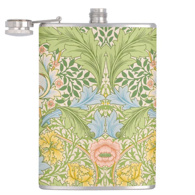 Flasques Jardin de myrte floral classique de Willam Morris (Ouvert)