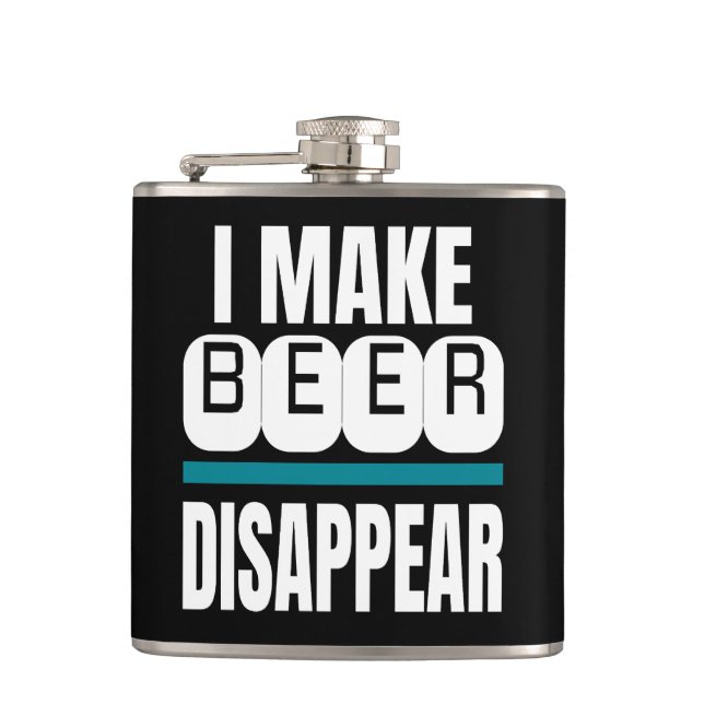 Flasques Je fais disparaître la bière (Devant)