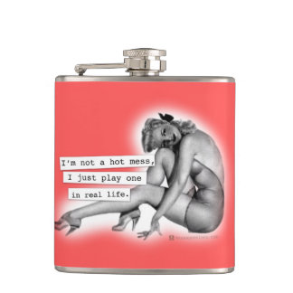 Flasques Je ne suis pas une fille de pin-up du jeu le chaud