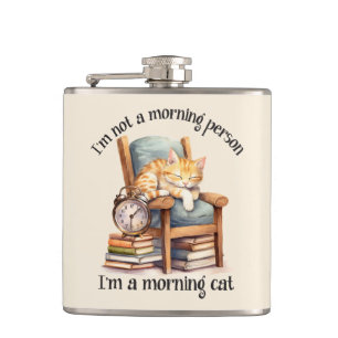 Flasques Je ne suis pas une personne du matin
