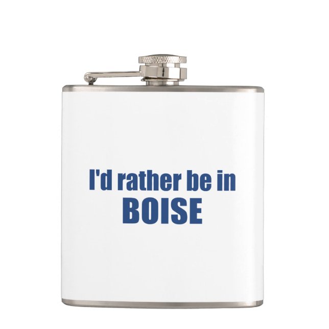 Flasques Je Préférerais Être À Boise Idaho (Devant)