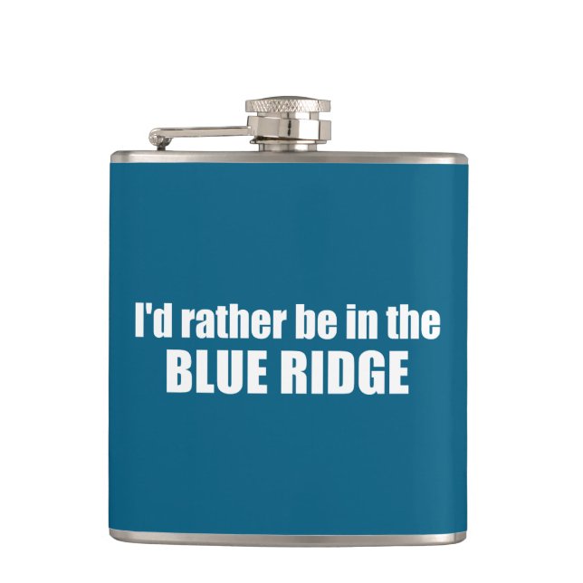 Flasques Je préférerais être dans le Blue Ridge (Devant)
