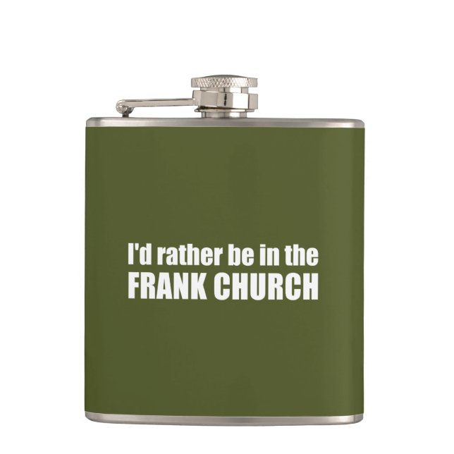 Flasques Je Préférerais Être Dans L'Église Frank (Devant)
