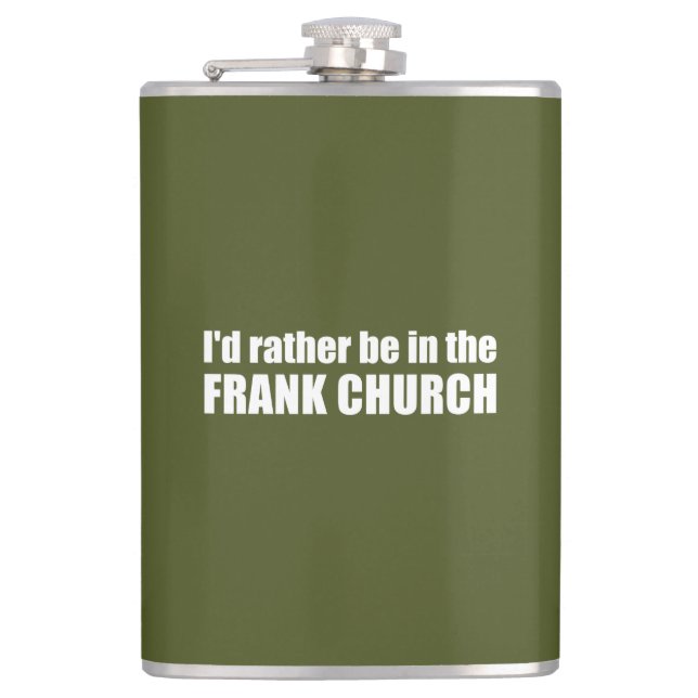 Flasques Je Préférerais Être Dans L'Église Frank (Devant)