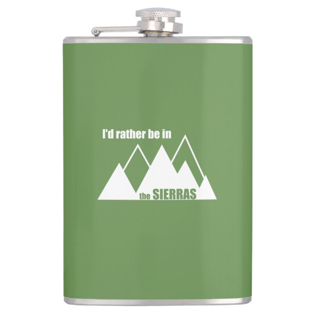 Flasques Je Préférerais Être Dans Les Sierras (Devant)