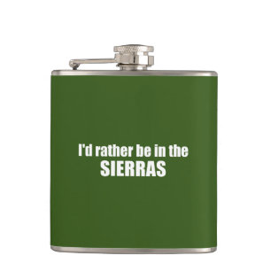 Flasques Je Préférerais Être Dans Les Sierras