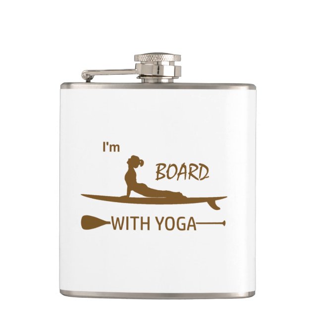 Flasques Je suis à fond pour le yoga (Devant)