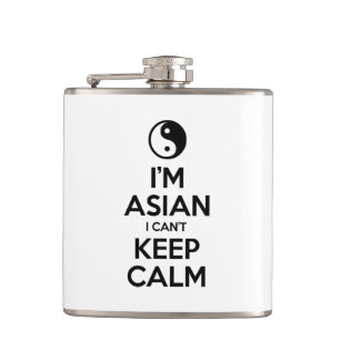 Flasques Je suis asiatique, je ne peux pas garder le calme