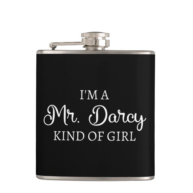 Flasques Je suis M. Darcy, genre de fille (Devant)