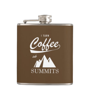 Flasques Je Transforme Le Café En Sommets