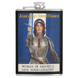 Flasques Jeanne d'Arc : La Pucelle d'Orléans, héroïne cheva