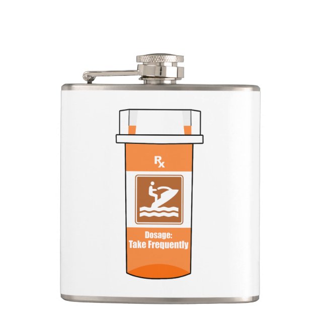 Flasques Jet Ski Est Ma Drogue (Devant)