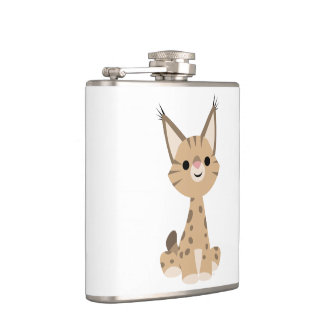 Flasques Joli Carton Lynx Hip Flask