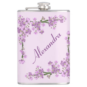 Flasques Jolie floraison de cerisiers roses