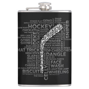Flasques Joueur de hockey et argot