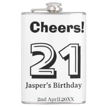 Joyeux 21 anniversaire nom en gras lettre cadeaux 