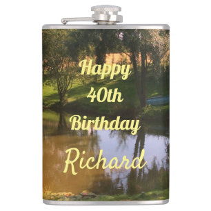 Flasques Joyeux 40e anniversaire