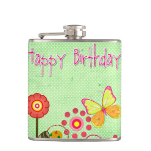 Flasques Joyeux anniversaire