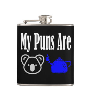 Flasques Kala Tea Puns Drôle