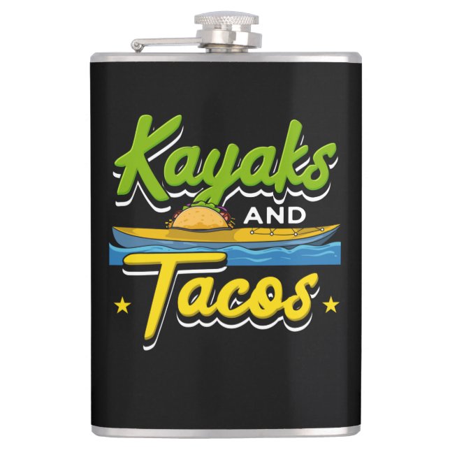 Flasques Kayak - Kayaks et Tacos Funny Kayak (Devant)