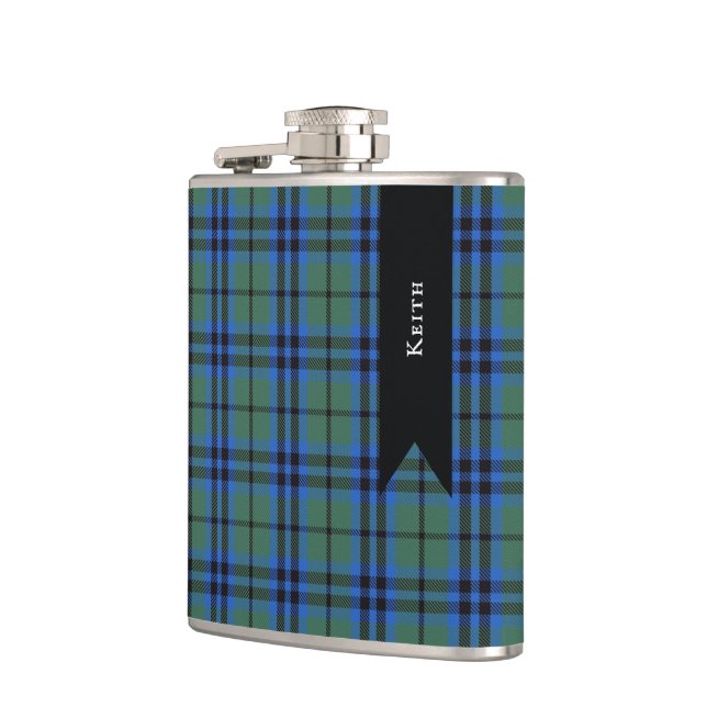 Flasques Keith Clan Scottish Tartan Plaid Motif (Gauche)