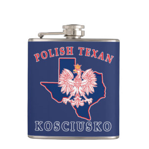 Flasques Kosciusko Polonais Texan