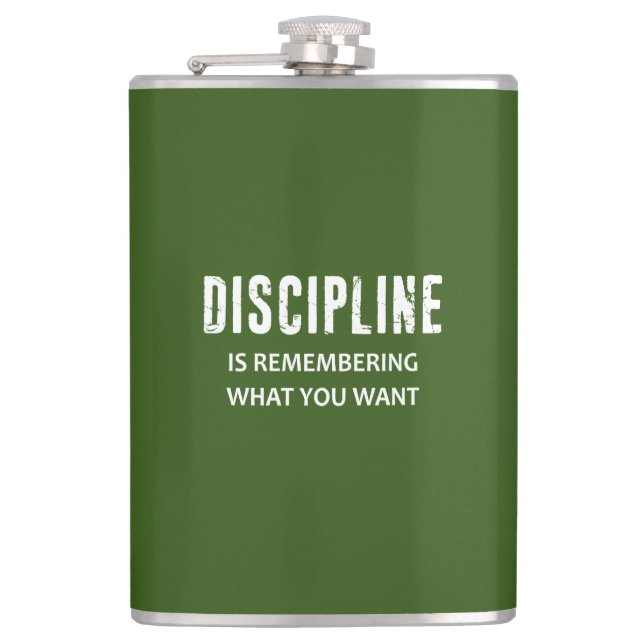 Flasques La Discipline Rappelle Ce Que Vous Voulez (Devant)
