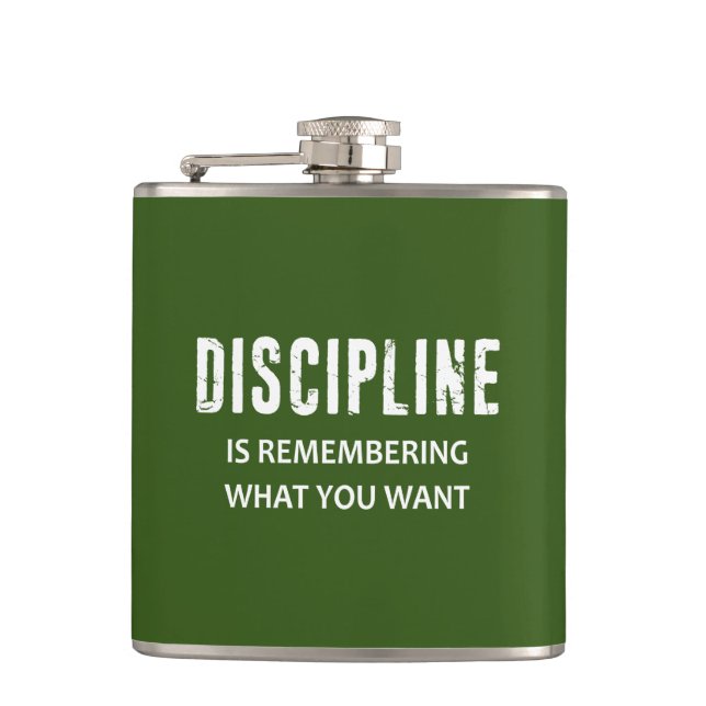 Flasques La Discipline Rappelle Ce Que Vous Voulez (Devant)