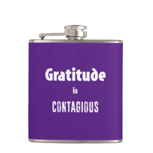 Flasques La Gratitude Est Contagieuse