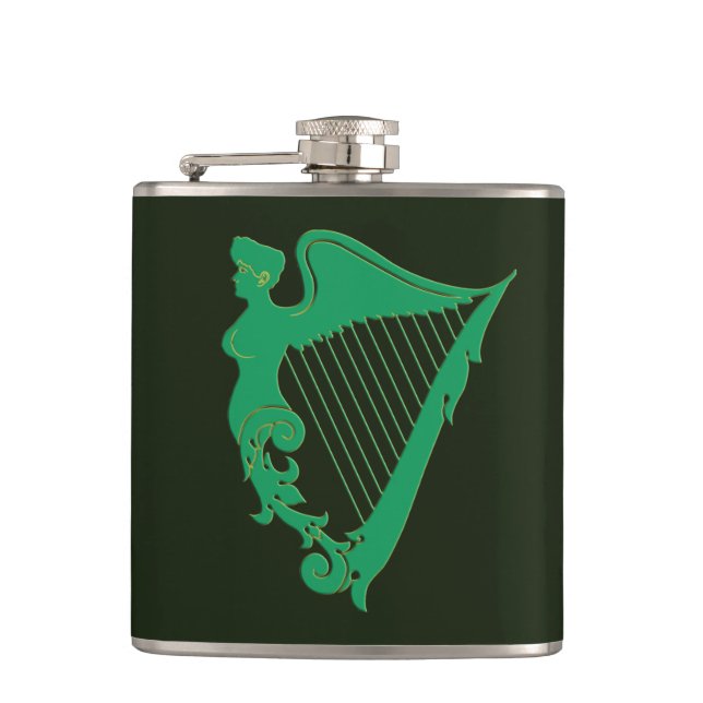Flasques La harpe irlandaise - symbole de l'Irlande (Devant)