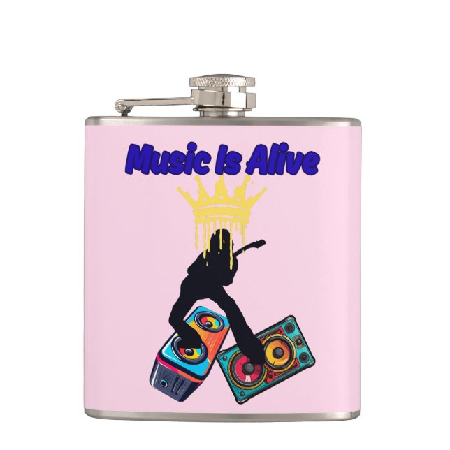 Flasques La musique est vivante (Devant)