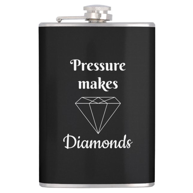 Flasques La pression fait des diamants (Devant)