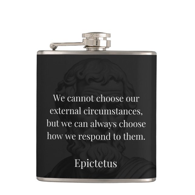 Flasques La sagesse d'Epictetus : l'autonomisation par la r (Devant)