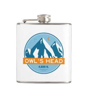 Flasques La tête de Owl New Hampshire Stars Moon