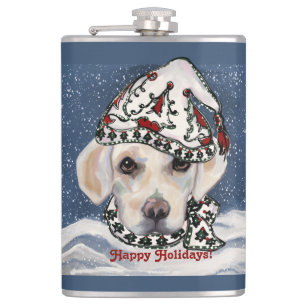 FLASQUES LABRADOR RETRIEVER BLANC
