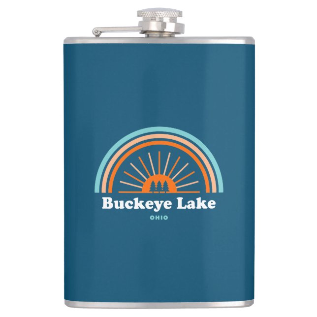 Flasques Lac Buckeye Ohio Arc-en-ciel (Devant)