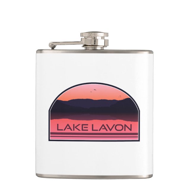 Flasques Lac Lavon Texas Red Sunrise (Devant)
