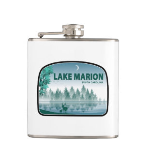 Flasques Lac Marion Caroline du Sud Deer