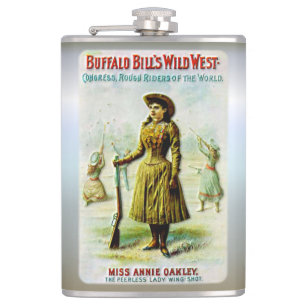 Flasques L'affiche Wild West de Buffalo Bill Annie Oakley
