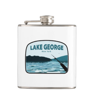 Flasques Lake George New York Rod de pêche