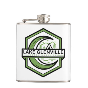 Flasques LAKE GLENVILLE lune hexa