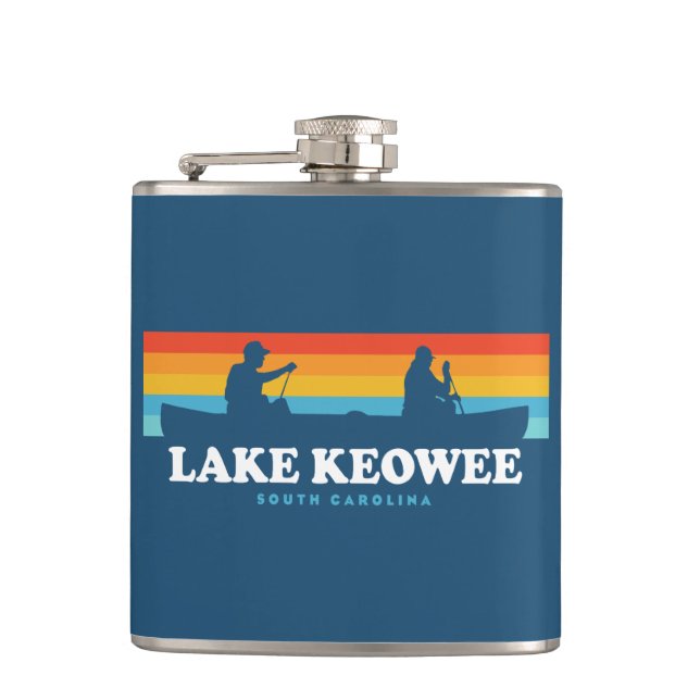 Flasques Lake Keowee South Carolina Canoë (Devant)