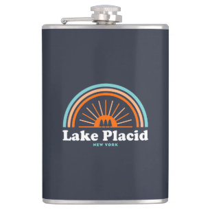 Flasques Lake Placid New York Arc-en-ciel