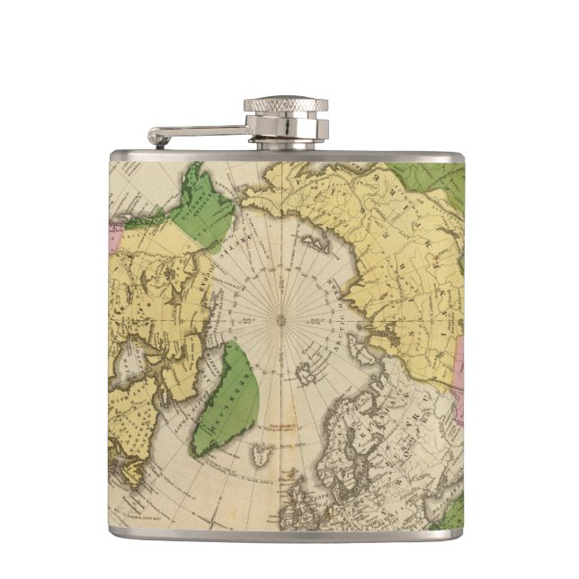 Flasques L'Amérique du Nord, Asie (Devant)