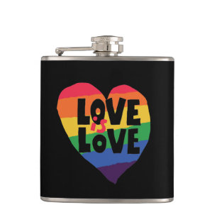 Flasques L'amour est l'amour