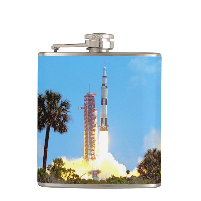 Flasques Lancement de la fusée Saturn V de la NASA Apollo 1 (Devant)