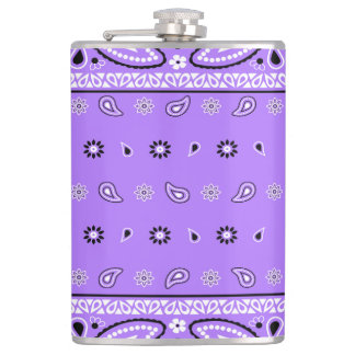 Flasques Lavender Bandana Paisley Country Hip hop Cowboy
