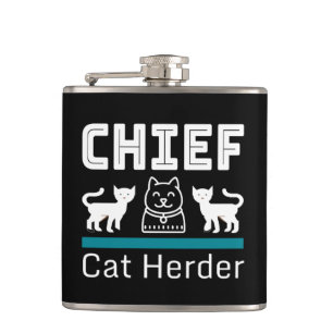 Flasques Le chef de l'Herder Funny